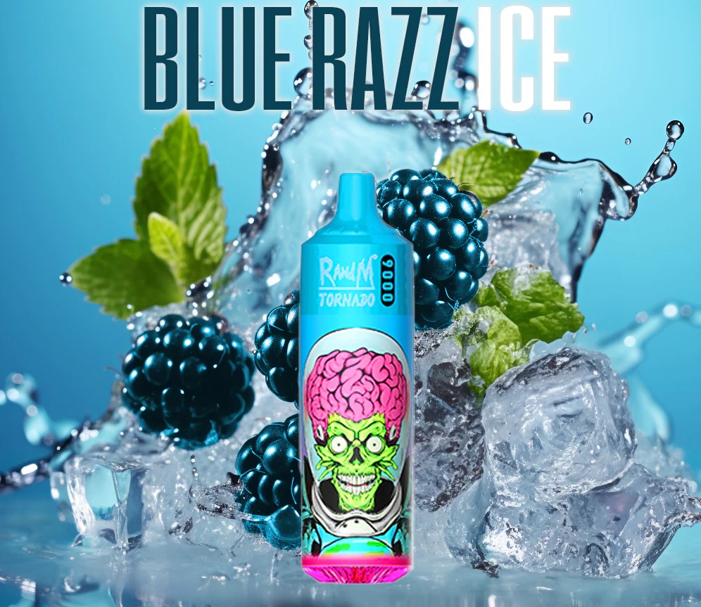 Fumot RandM Tornado 9000 Puffs Vape &ndash; Hielo Azul Delicioso: la nueva ola del vapeo en Costa Rica