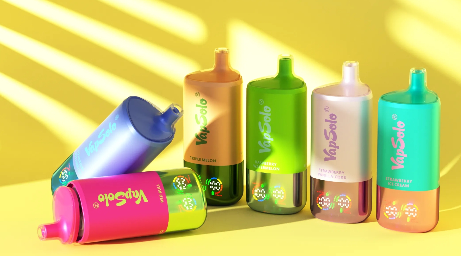Ontdek de VapSolo Triple 30000 Puffs Vape - Citroen limoen & aardbei watermeloen & bosbessenijs: Een Smaakexplosie in de Nederlandse Vape-Wereld